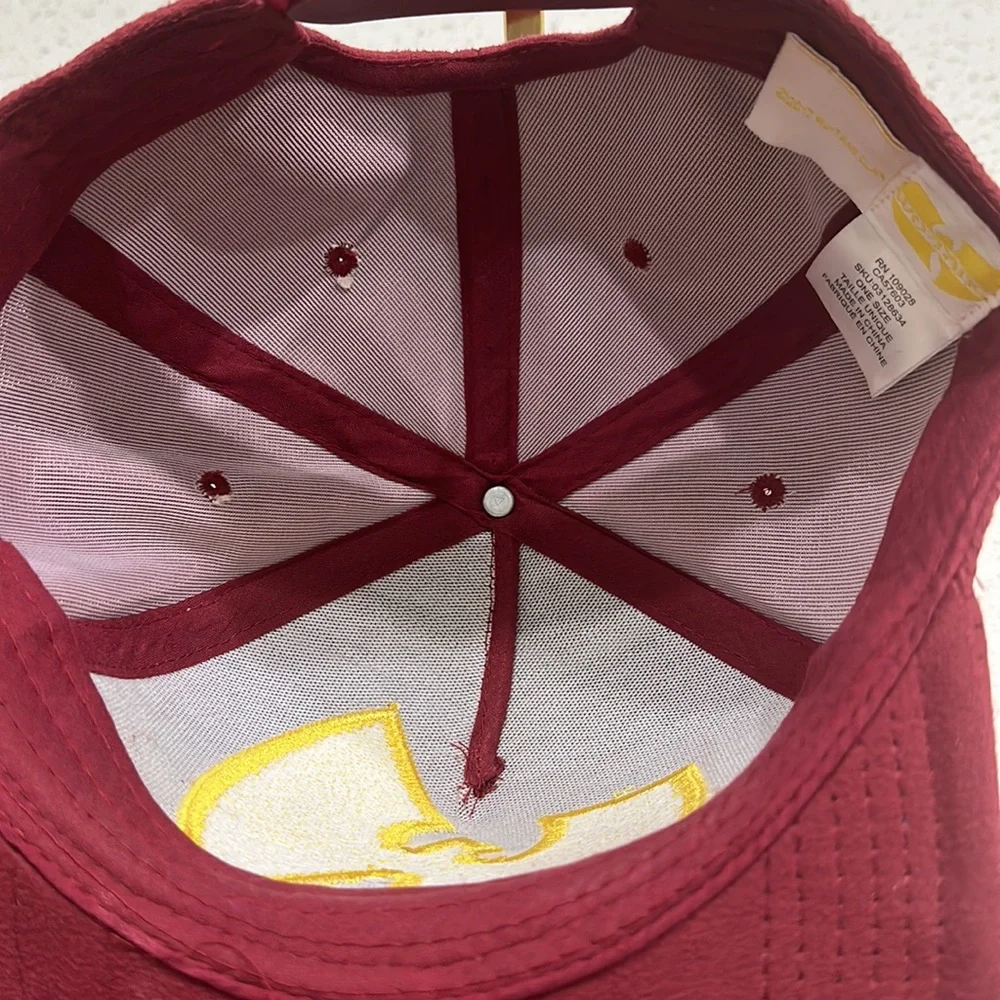Wu Tang Clan Red Burgundy Hat - Picture 4 of 4